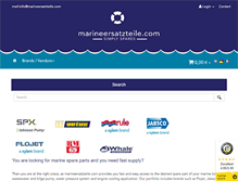 Tablet Screenshot of marineersatzteile.com